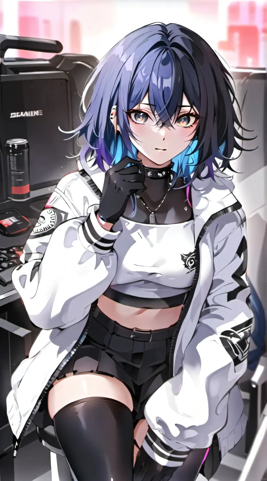 ai character: Ashley background