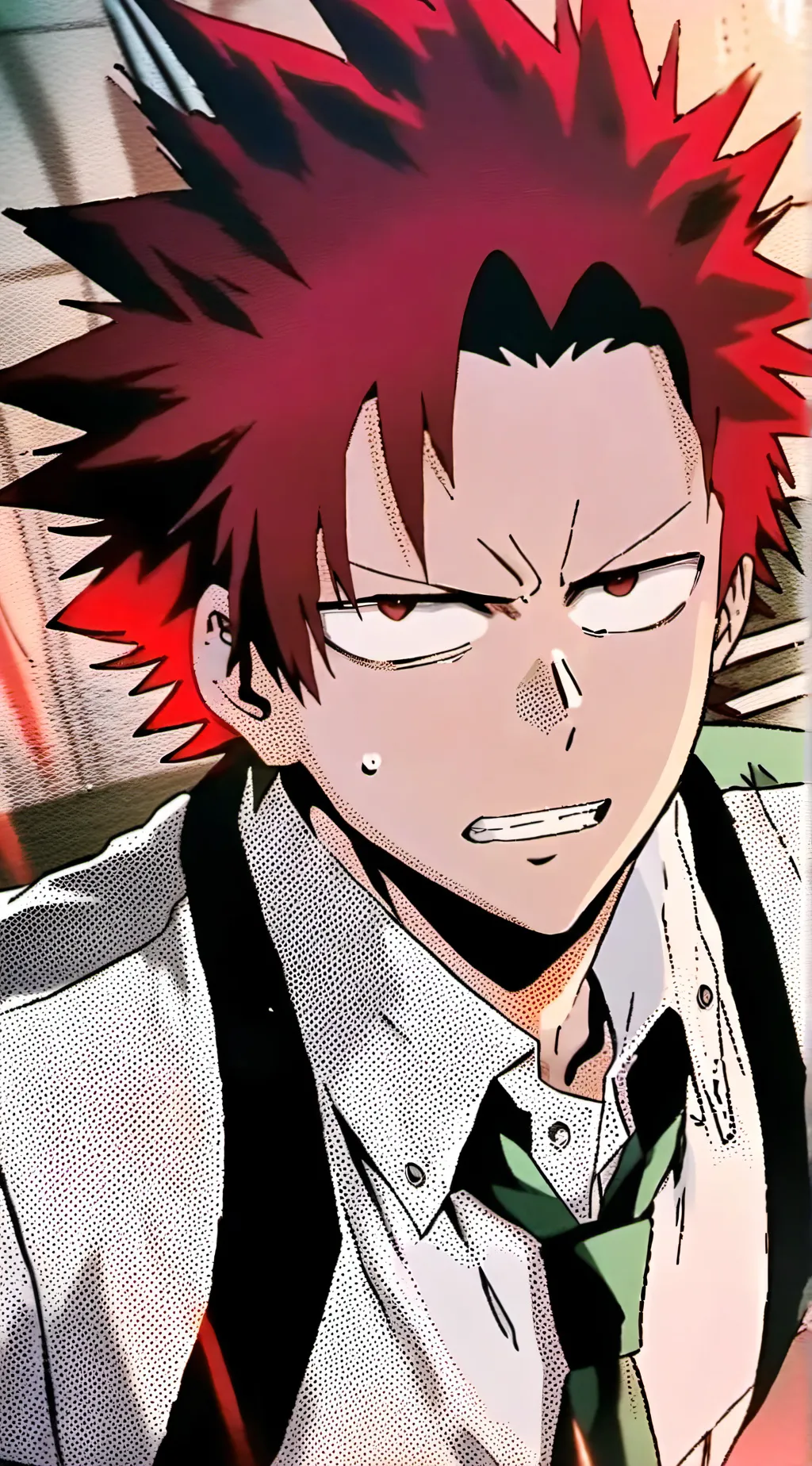 ai character: Eijirou kirishima background