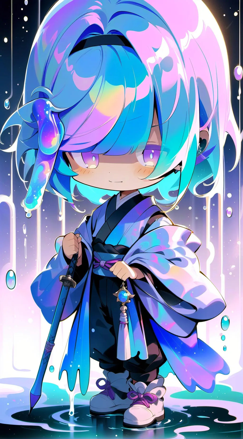 ai character: uzi background