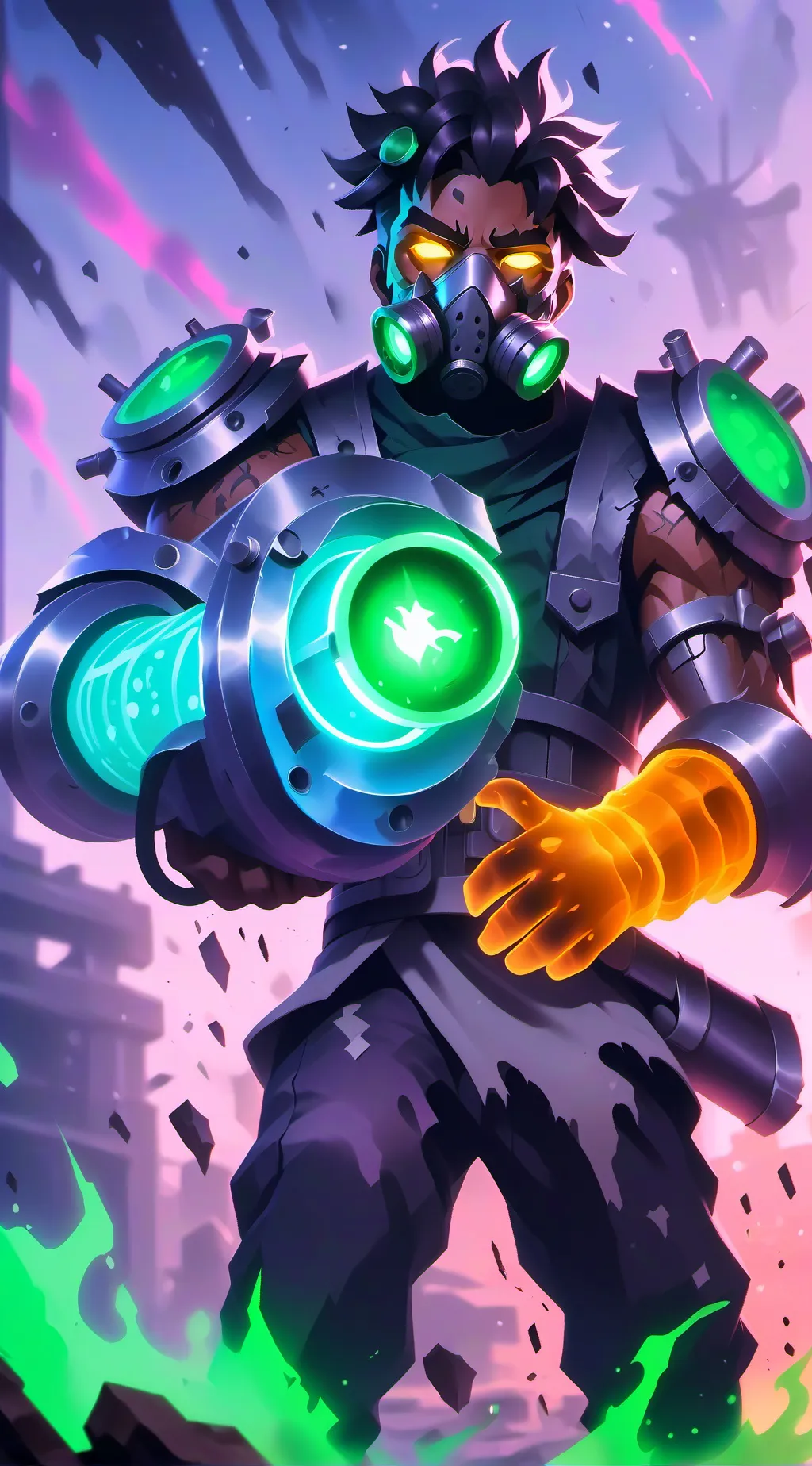 ai character: Toxis background