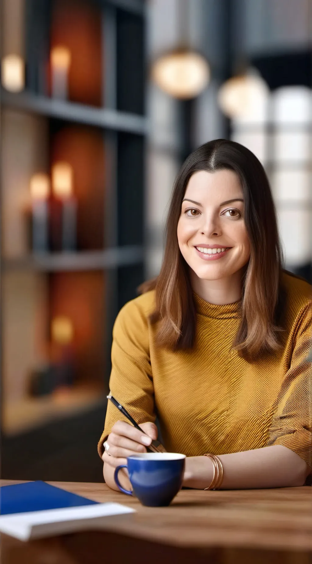 ai character: Gabriela,más ￼ background