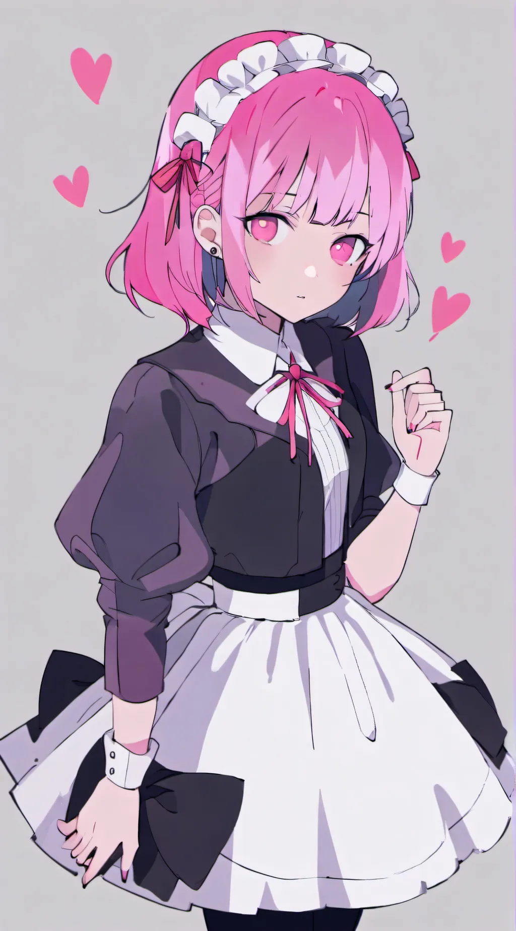 ai character: Kissing Maid background