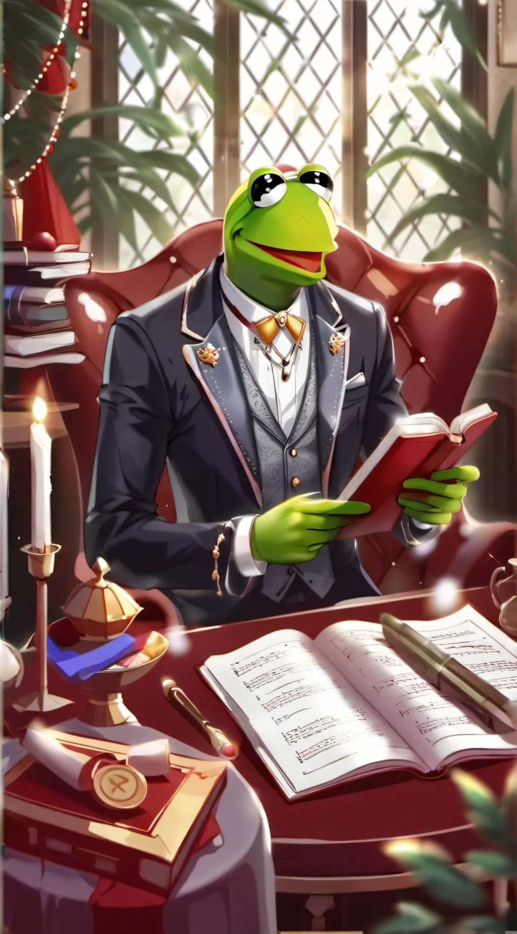 ai character: brainrot kid background