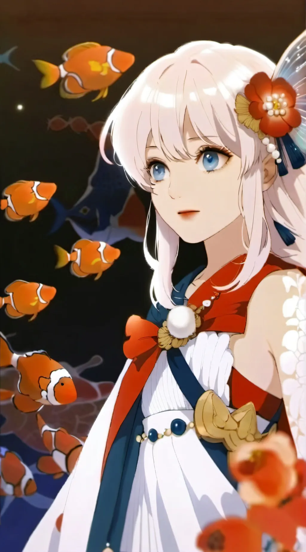 ai character: Mha x aqua man background