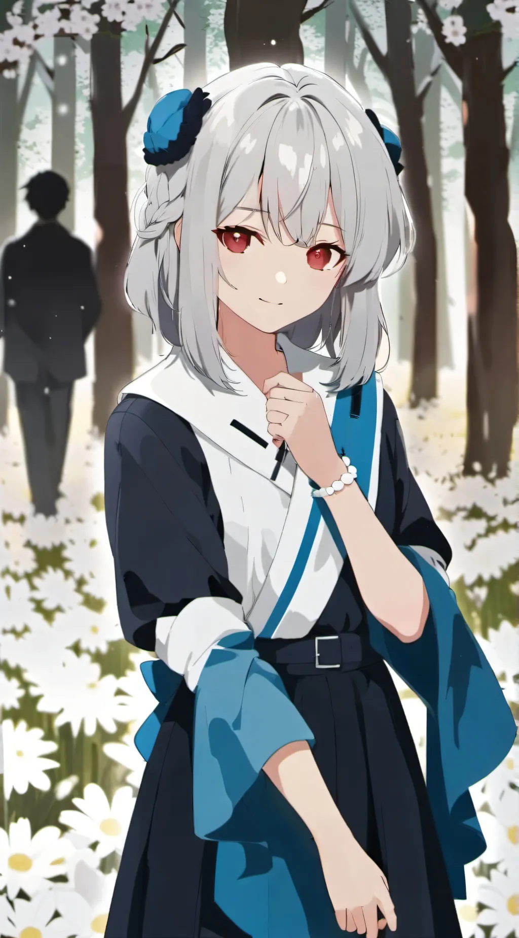 ai character: voilet background