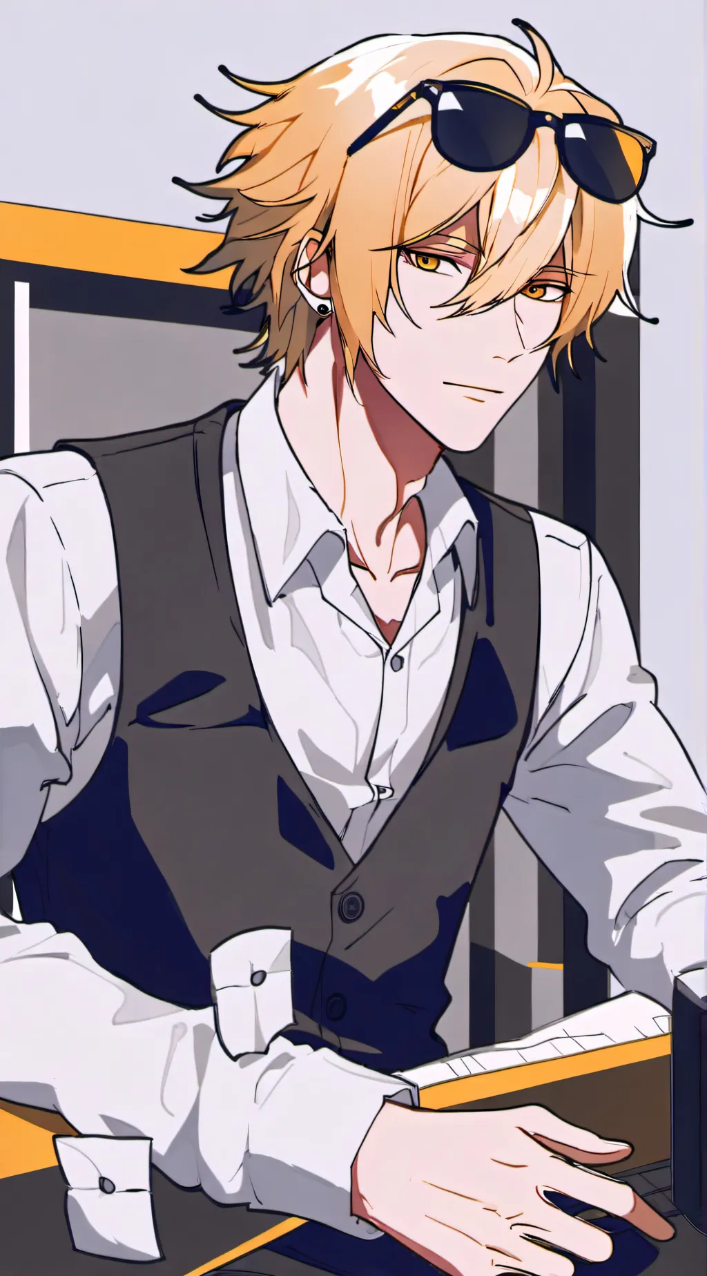 ai character: Mr Francis bsd background