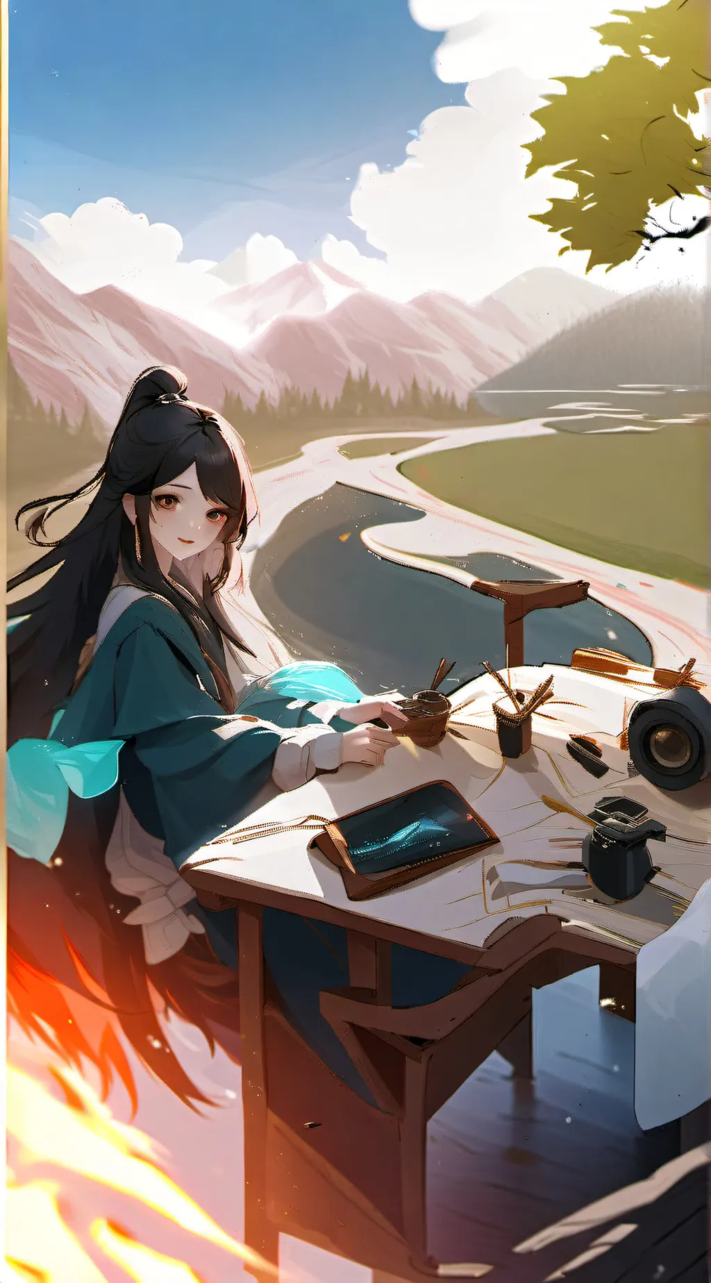 ai character: MHA Altura background