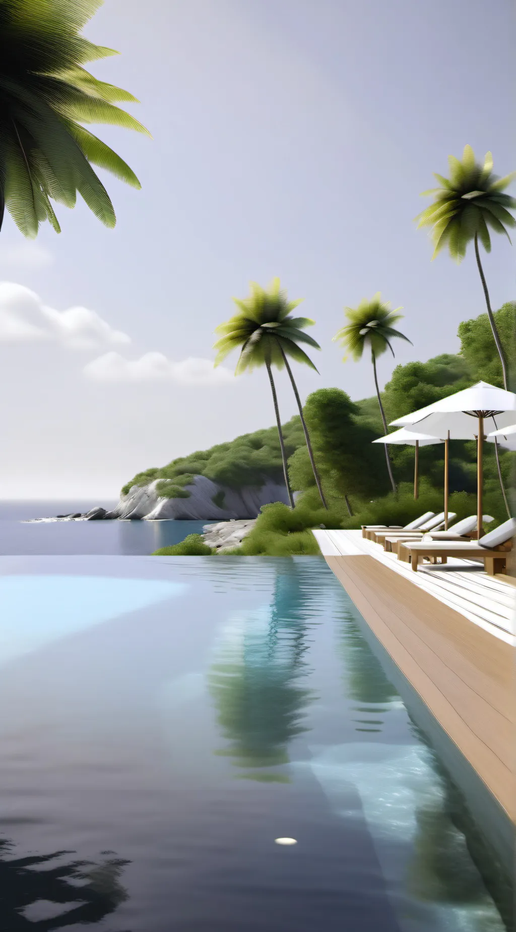 ai character: dw beach staying background