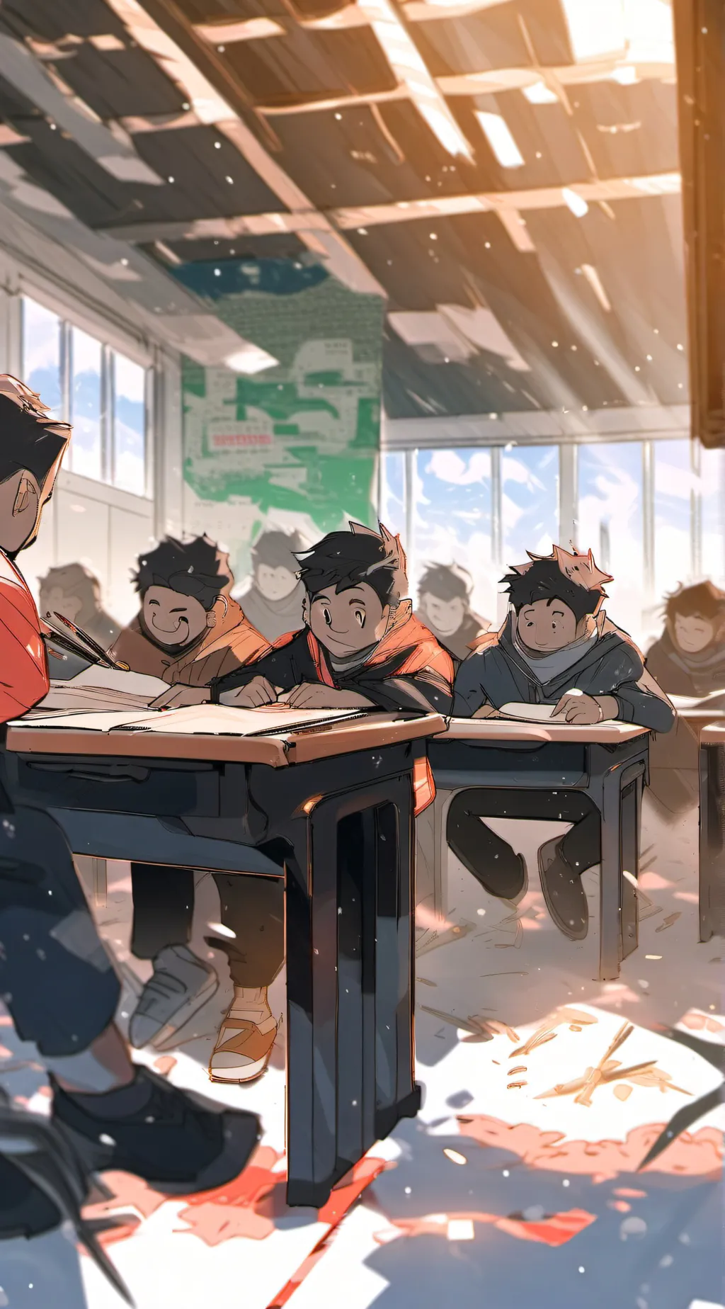 ai character: my classroom background