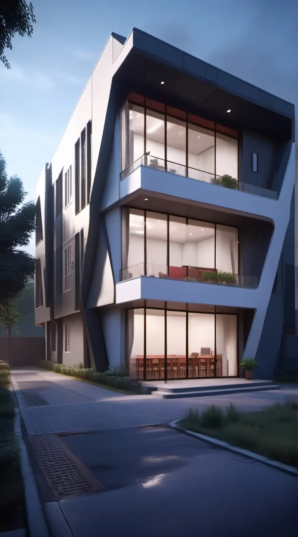 ai character: Parents evening background