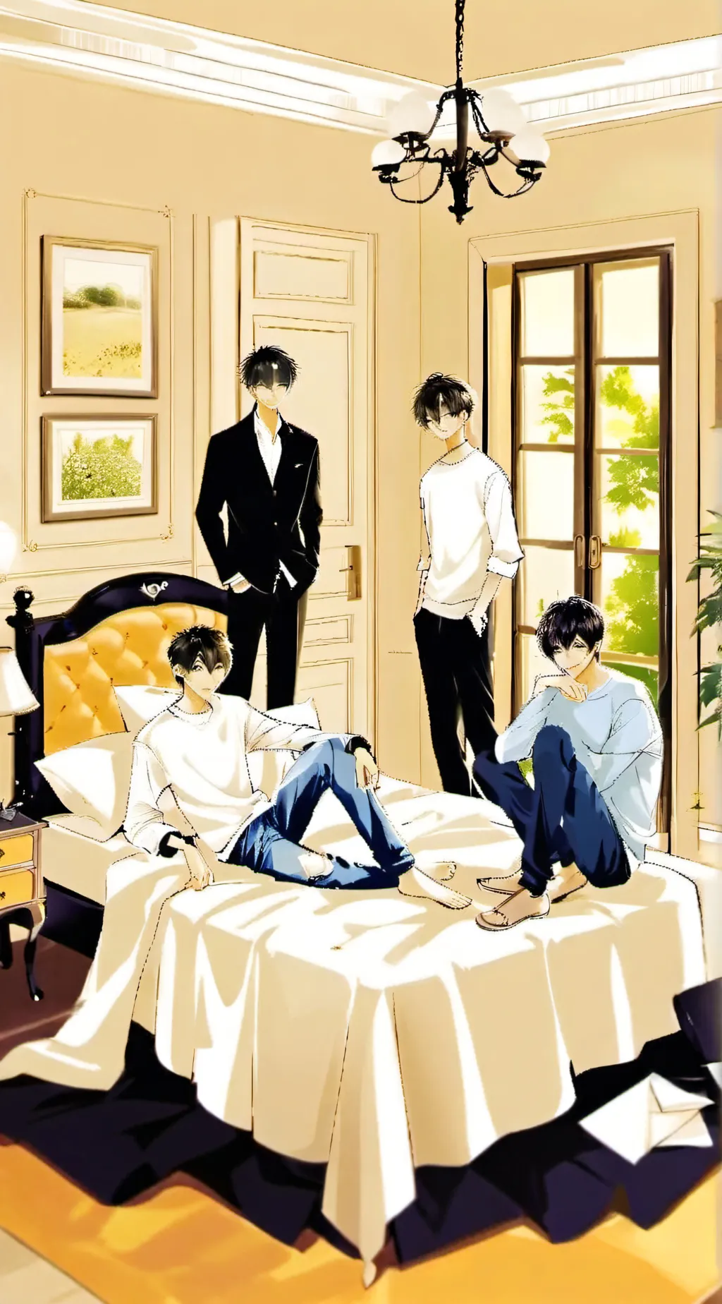 ai character: Roomates background