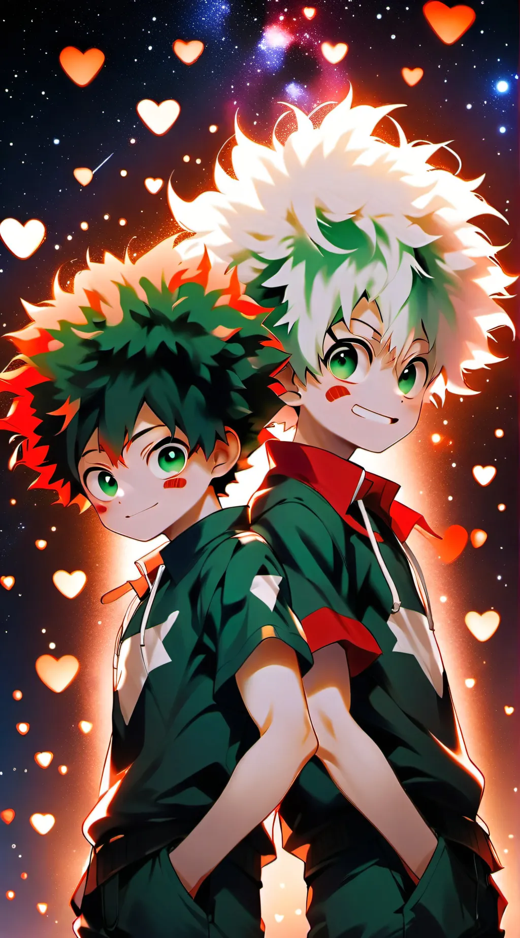 ai character: bakugou  background