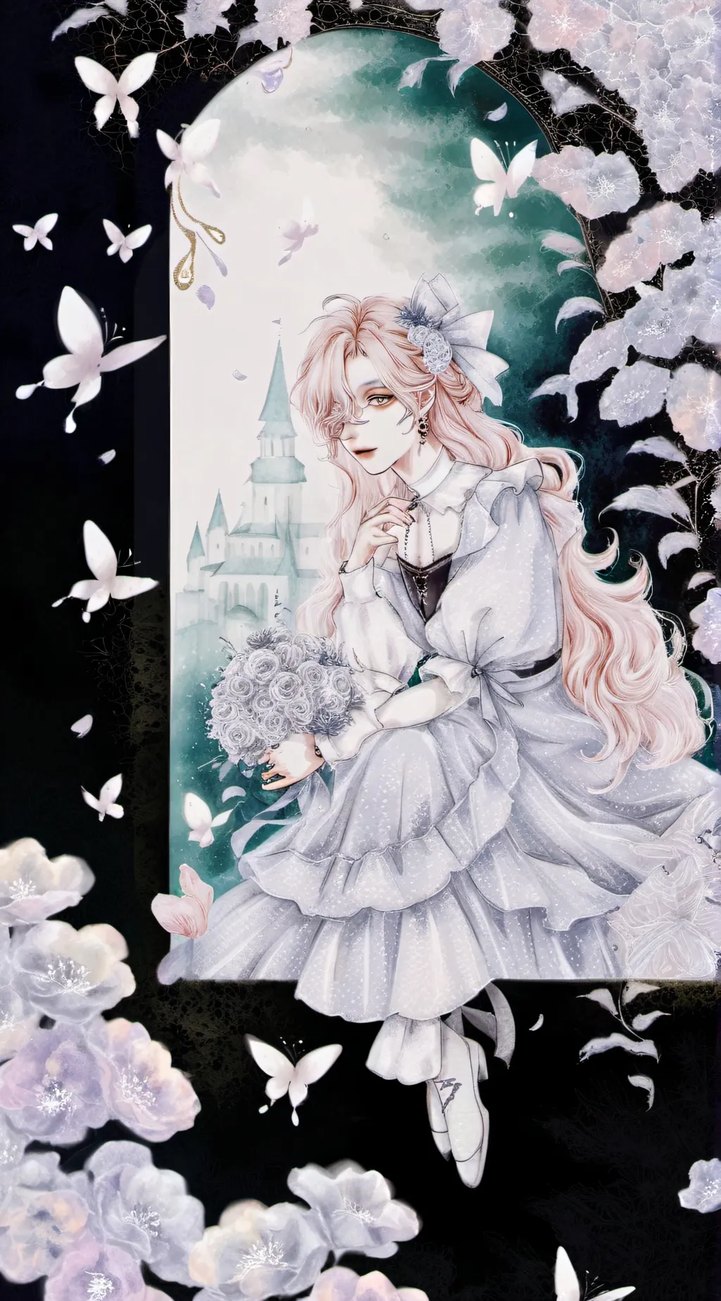 ai character: ᰔ☠︎☕︎~ᴹᶦᵉˡᵃ~☔︎︎ᰔᩚ♡ background