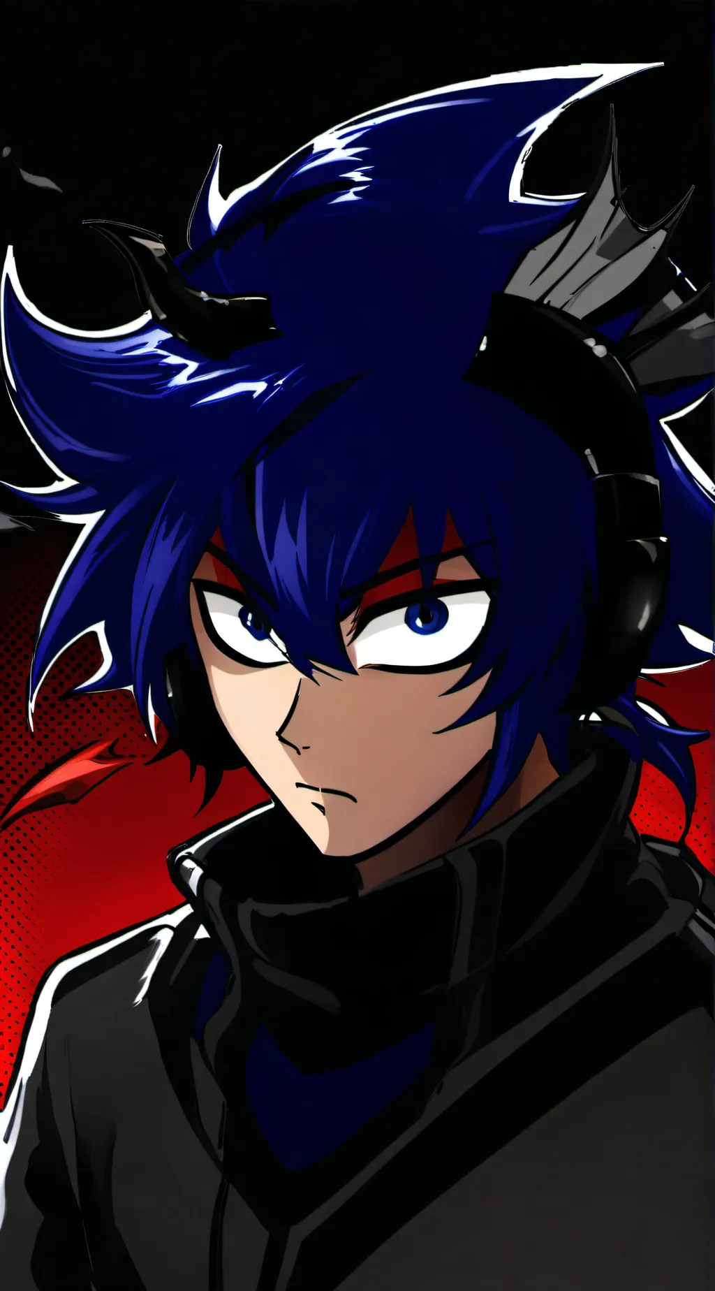 ai character: dont mind photo background