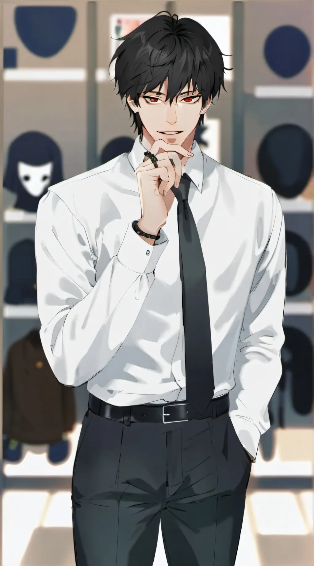 ai character: Dexter background