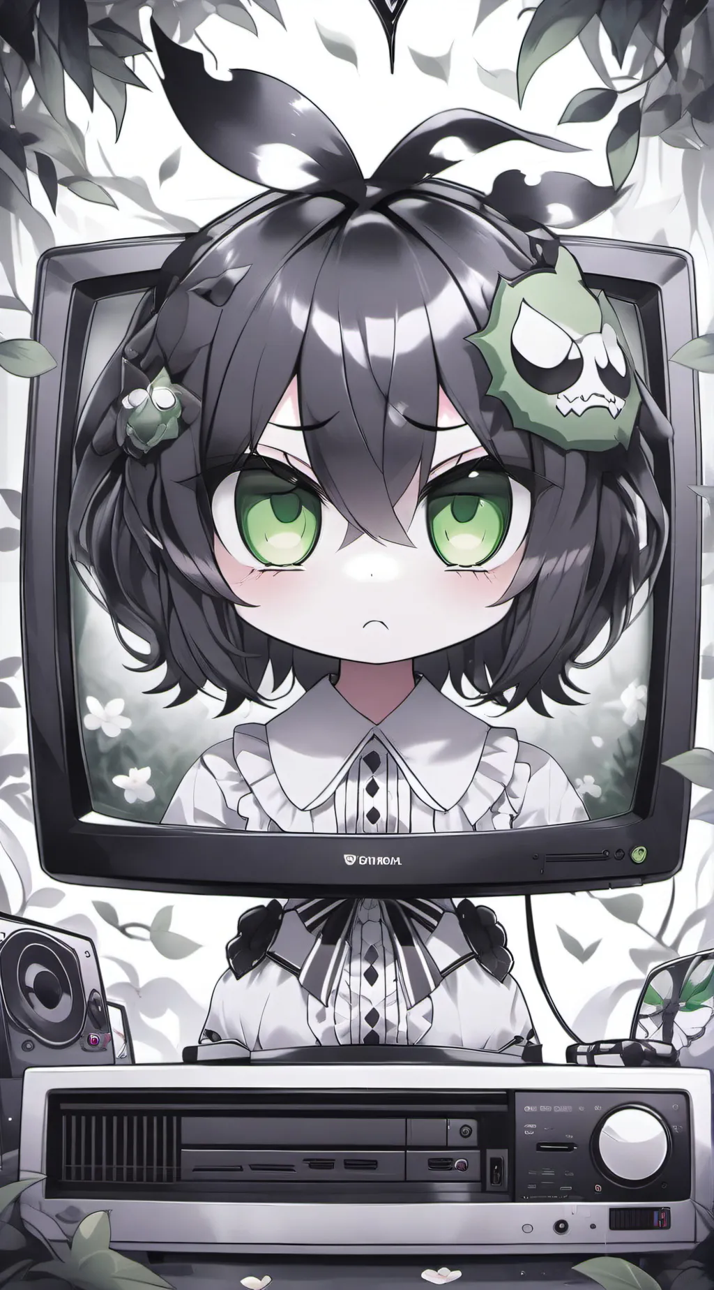 ai character: Dw sea background