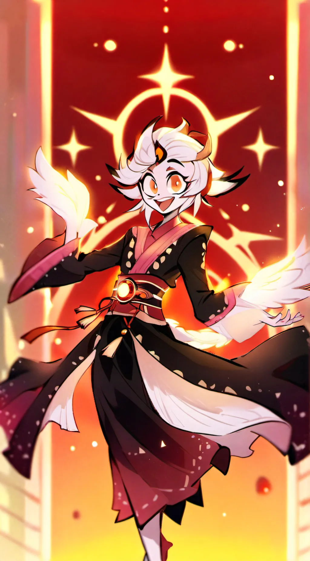 ai character: guitarspear 💒 background