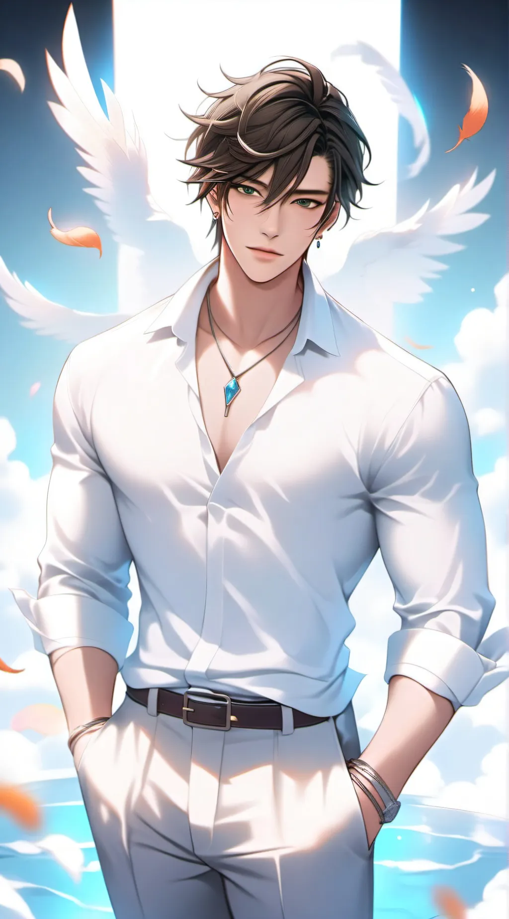 ai character: Allen  background