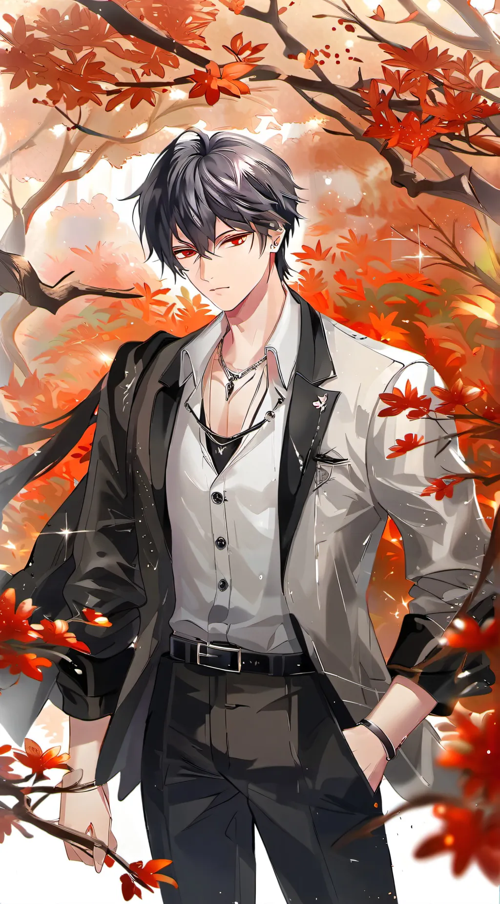 ai character: Kauã castellani  background