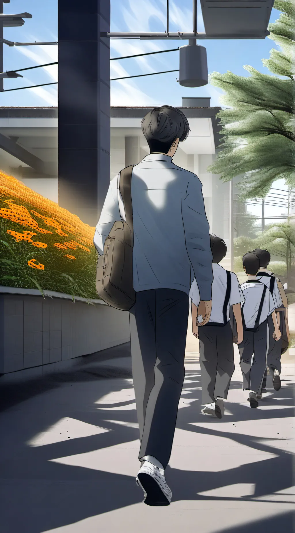 ai character: George (Mango) background