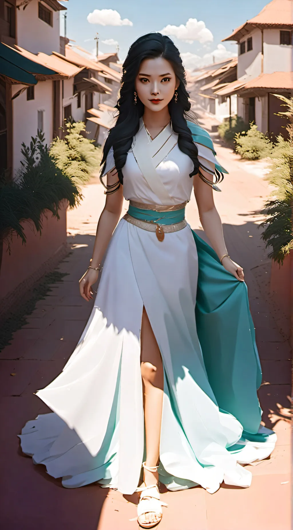 ai character: scary BAKUDEKUTODO background