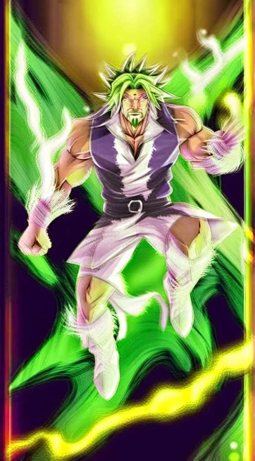 ai character: Broly  background