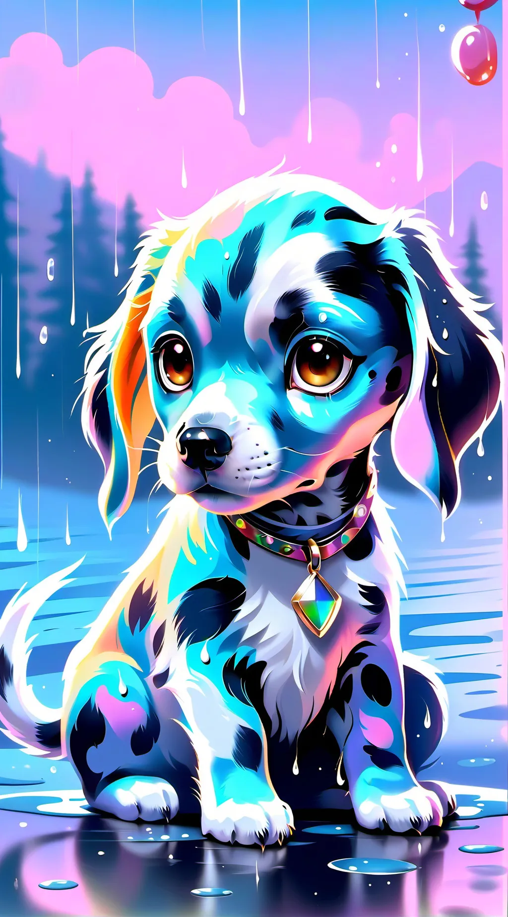 ai character: MHA DOG background