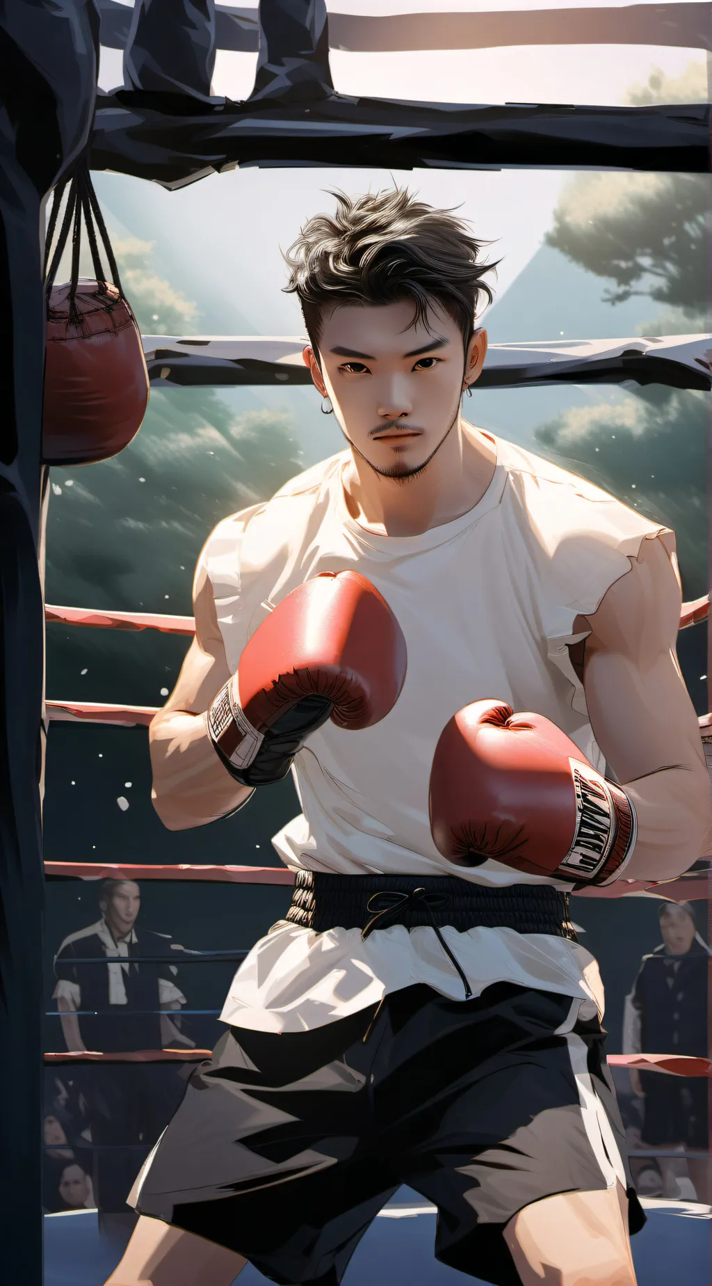 ai character: Xiao  background