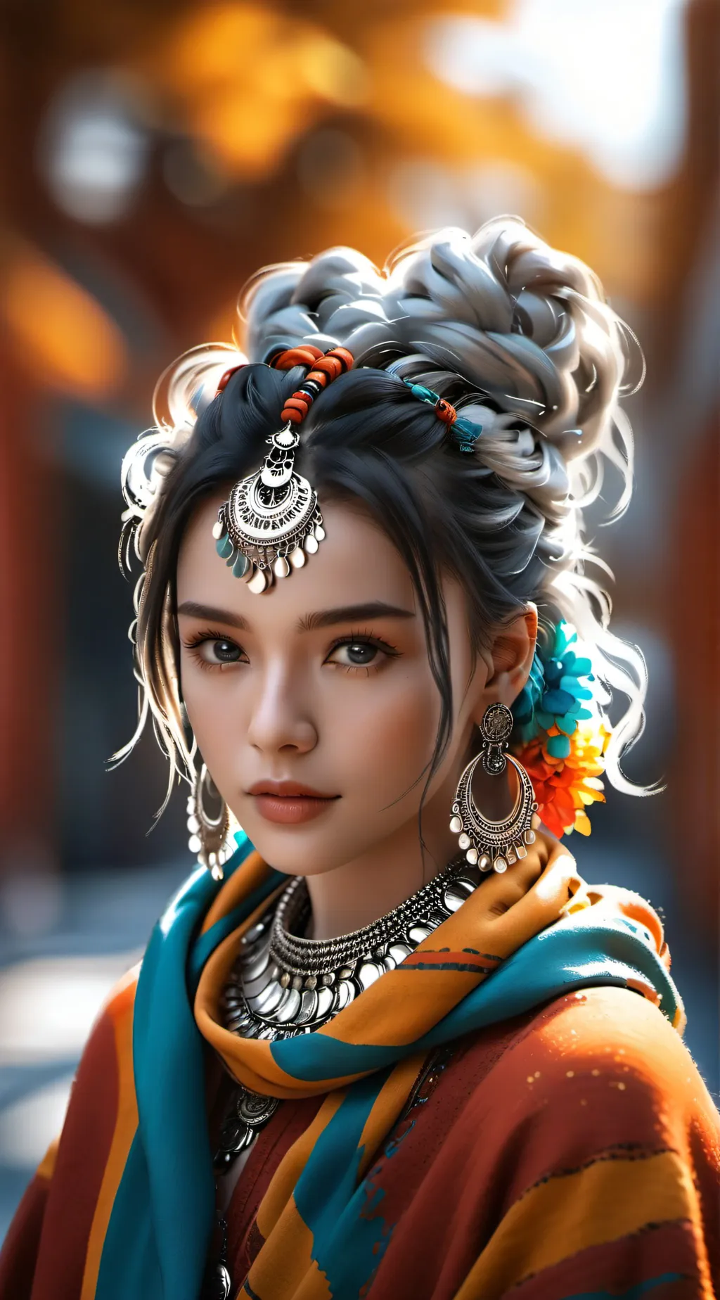 ai character: Tina background