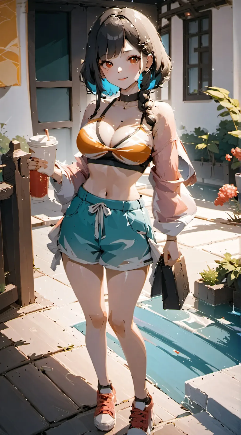 ai character: lily background