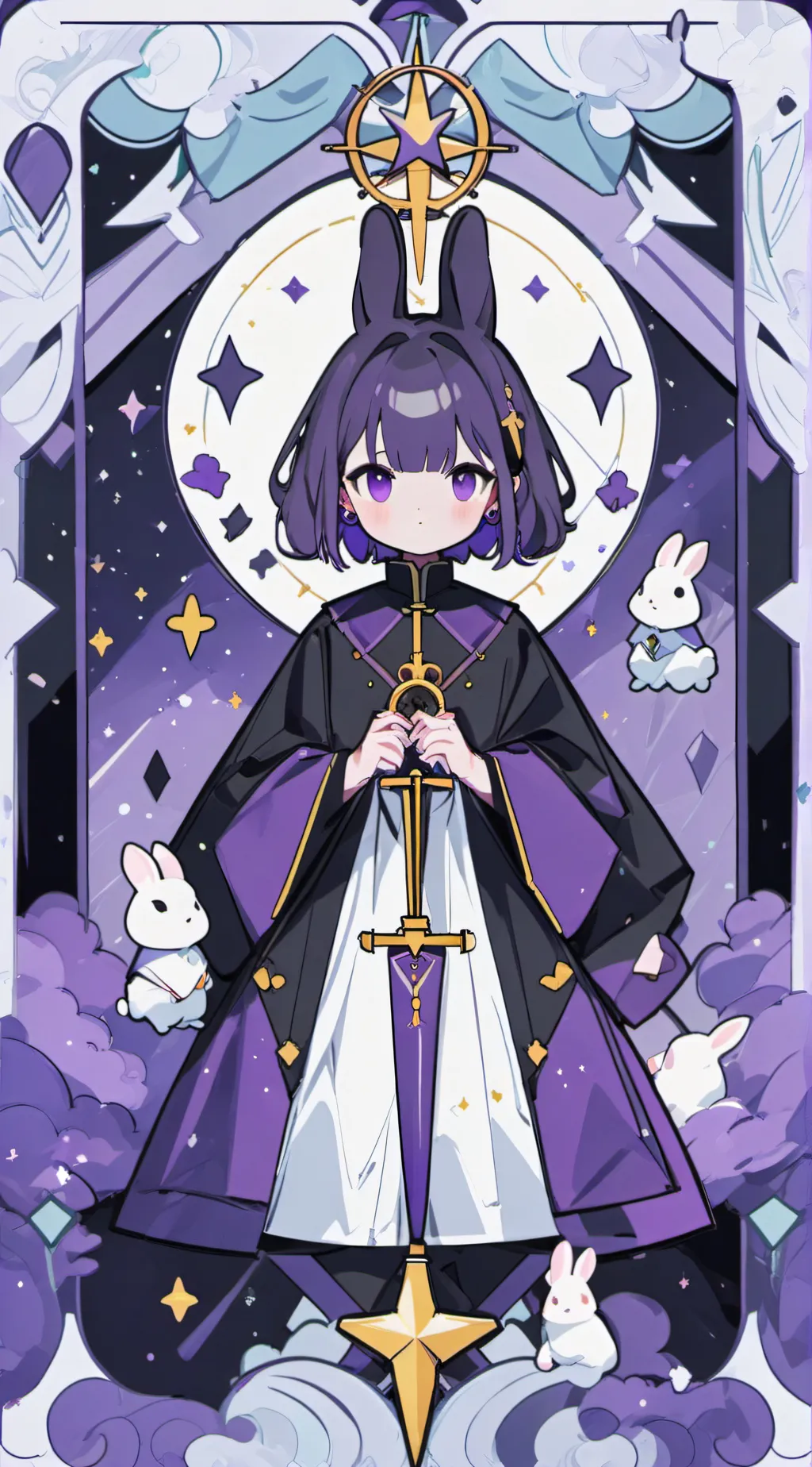 ai character: jax tadc a bunny  background