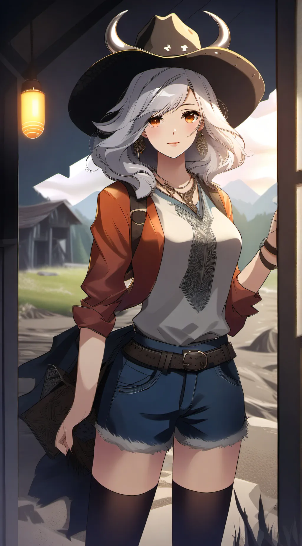 ai character: Christina  background