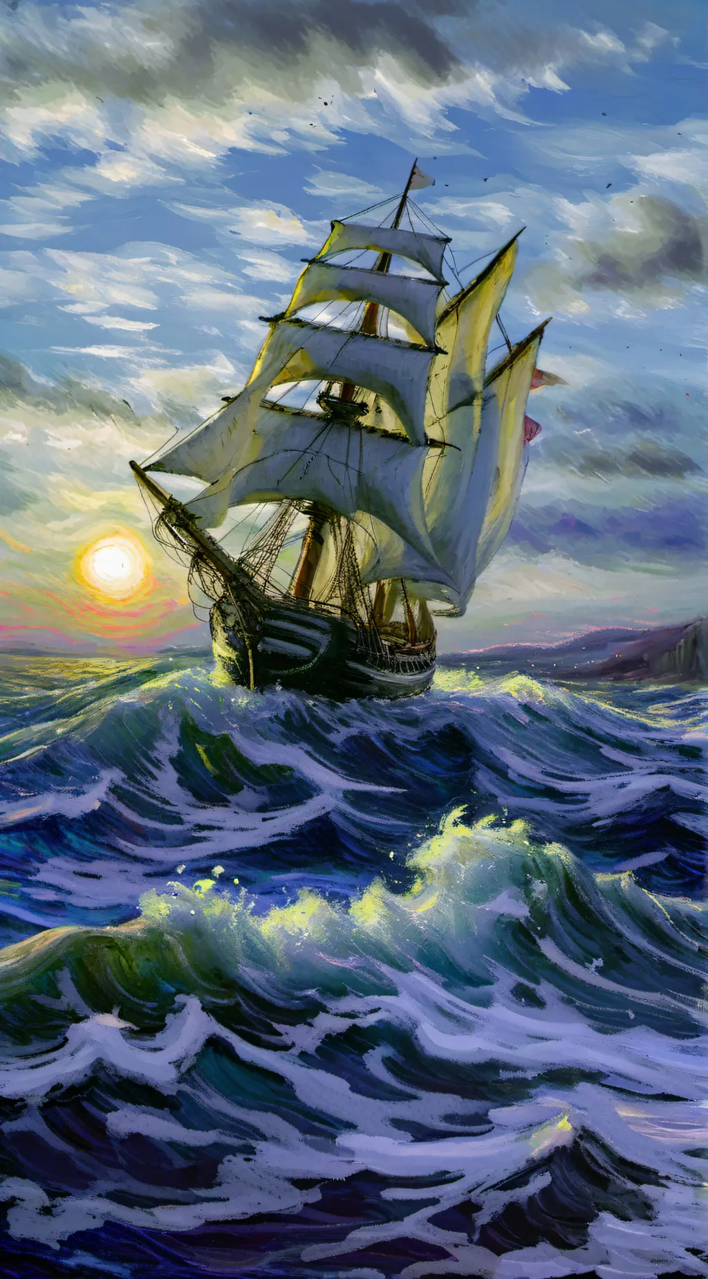 ai character: RMS Titanic background