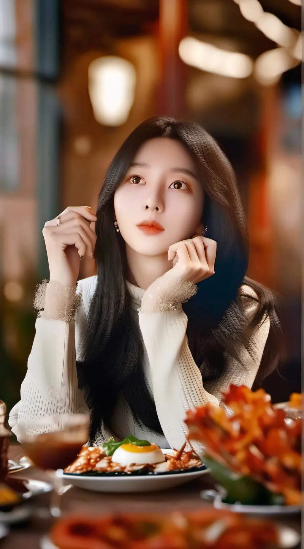 ai character: Rose background