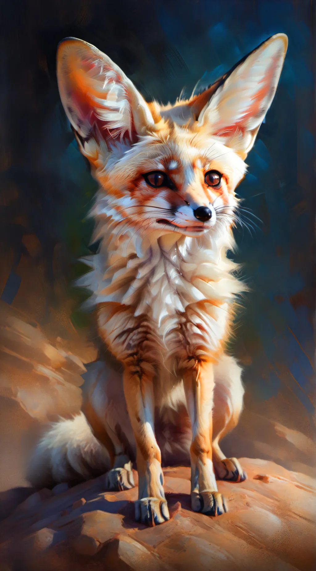 ai character: Fennec fox background