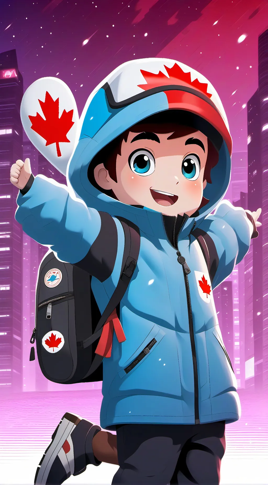 ai character:  Canada background