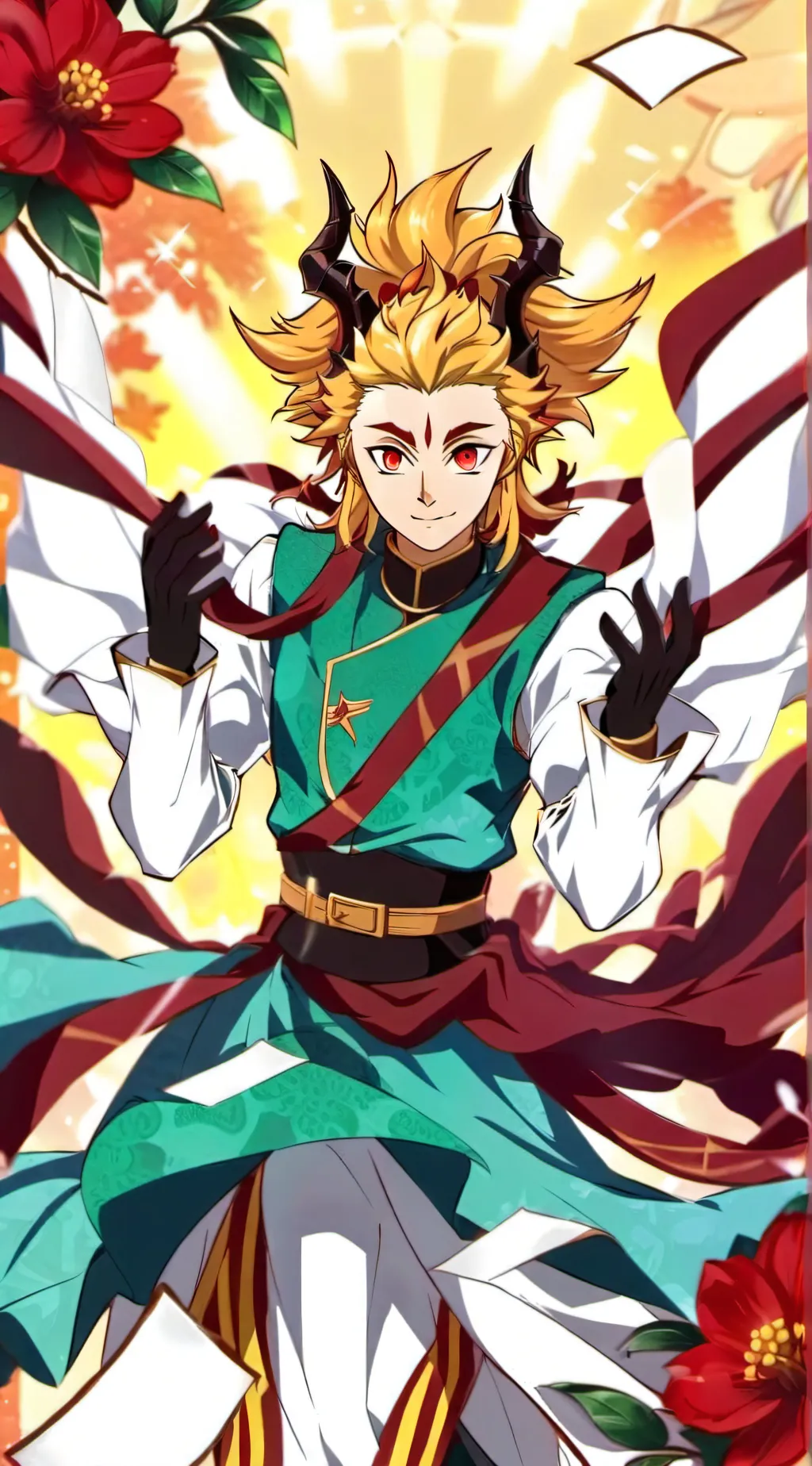 ai character: Демон background