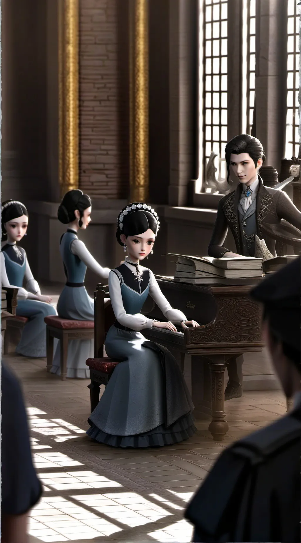 ai character: luna background