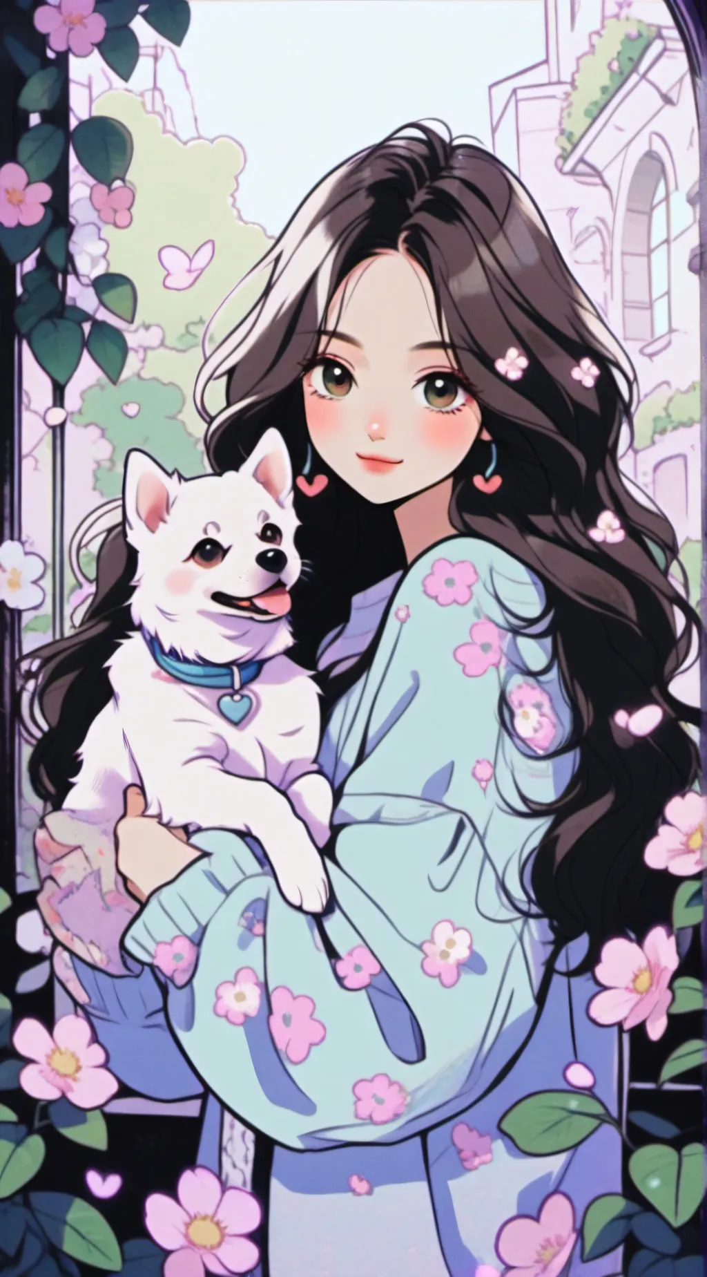 ai character: Ximena :D background