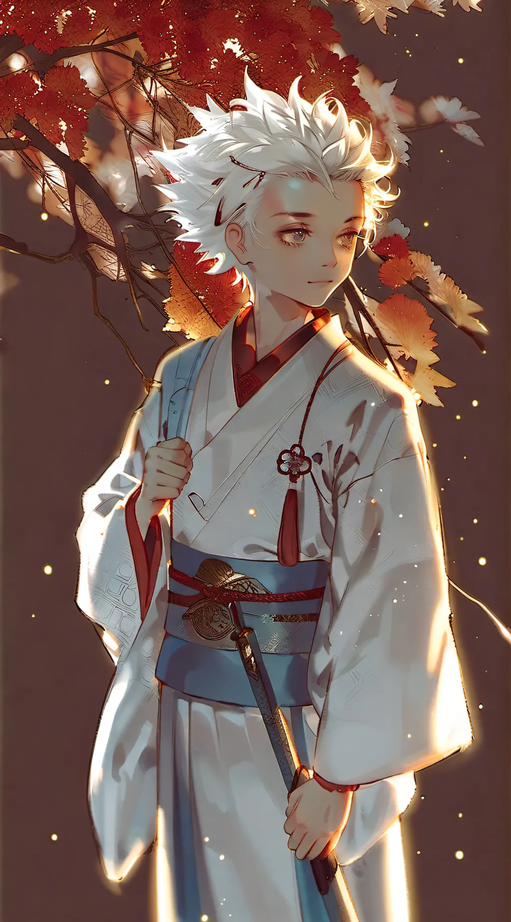 ai character: demon Slayer  background