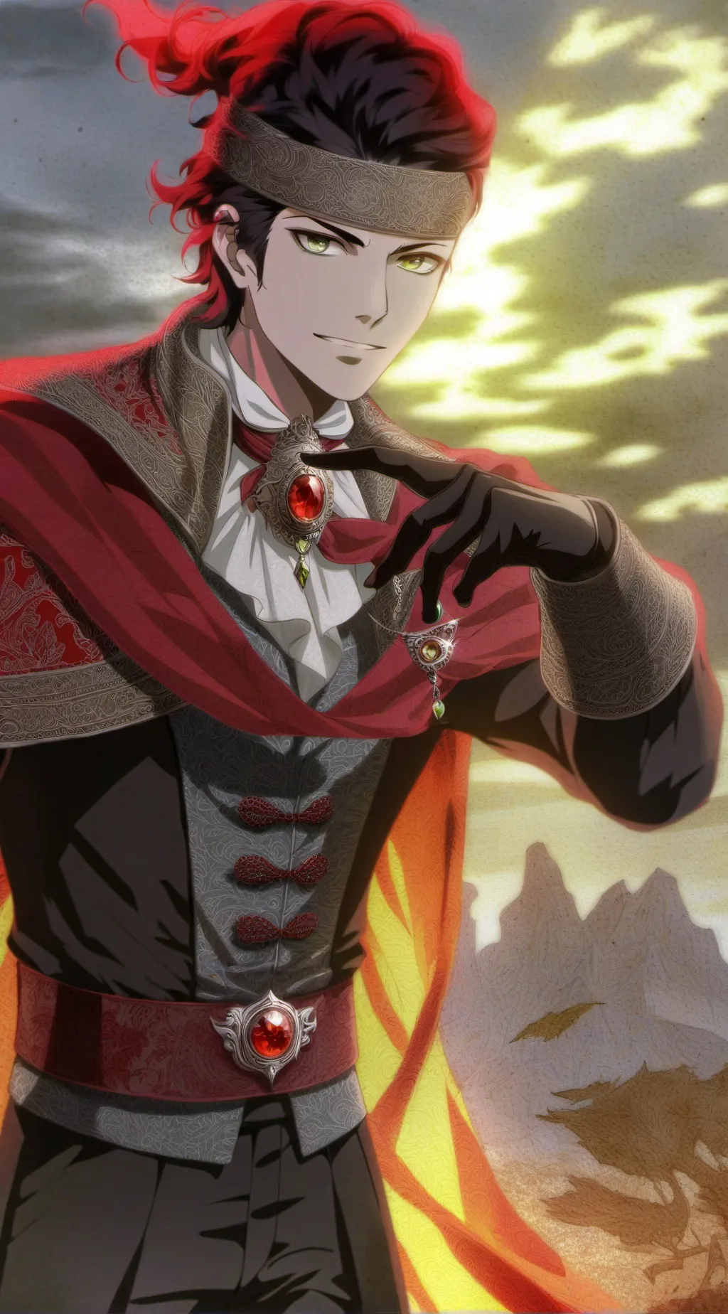 ai character: Johnny  background