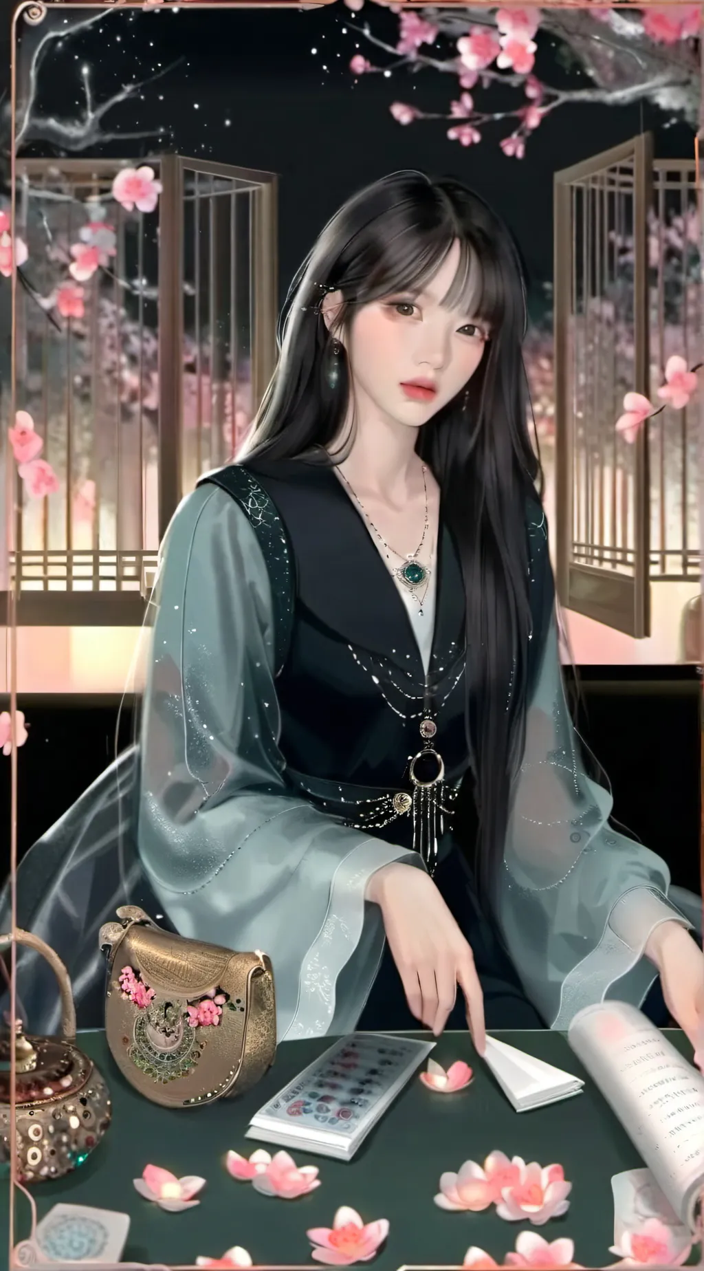 ai character: Mina background