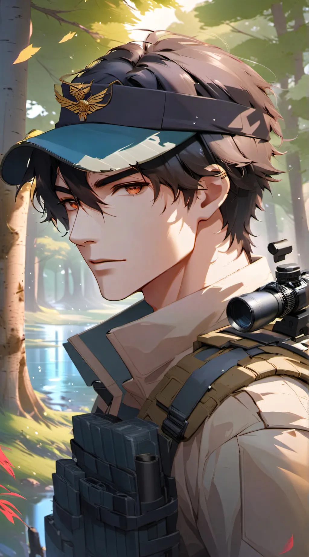 ai character: Mark McKnight  background