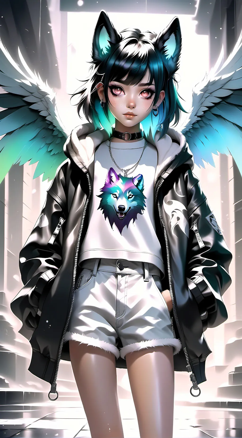 ai character: luna  background