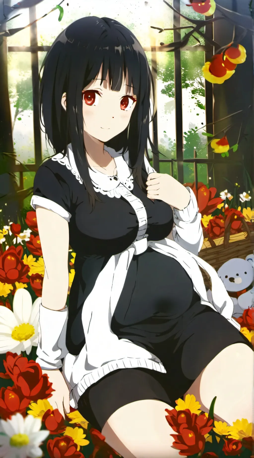 ai character: Cristina  background