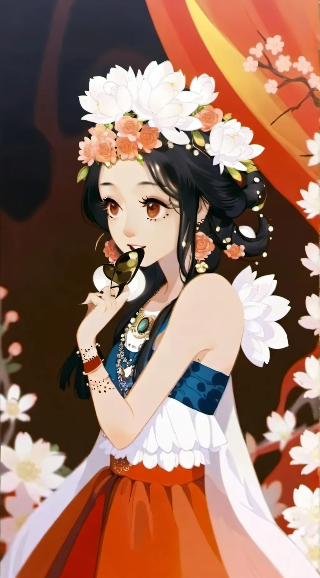 ai character: Kanao background