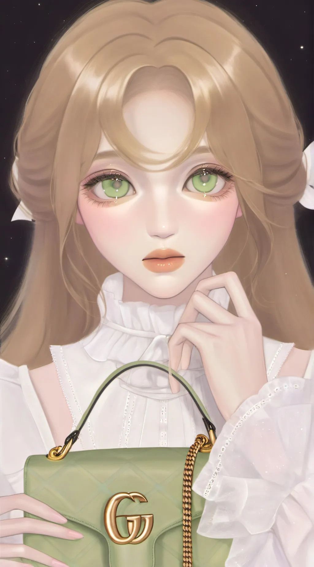 ai character: Stephanie  background