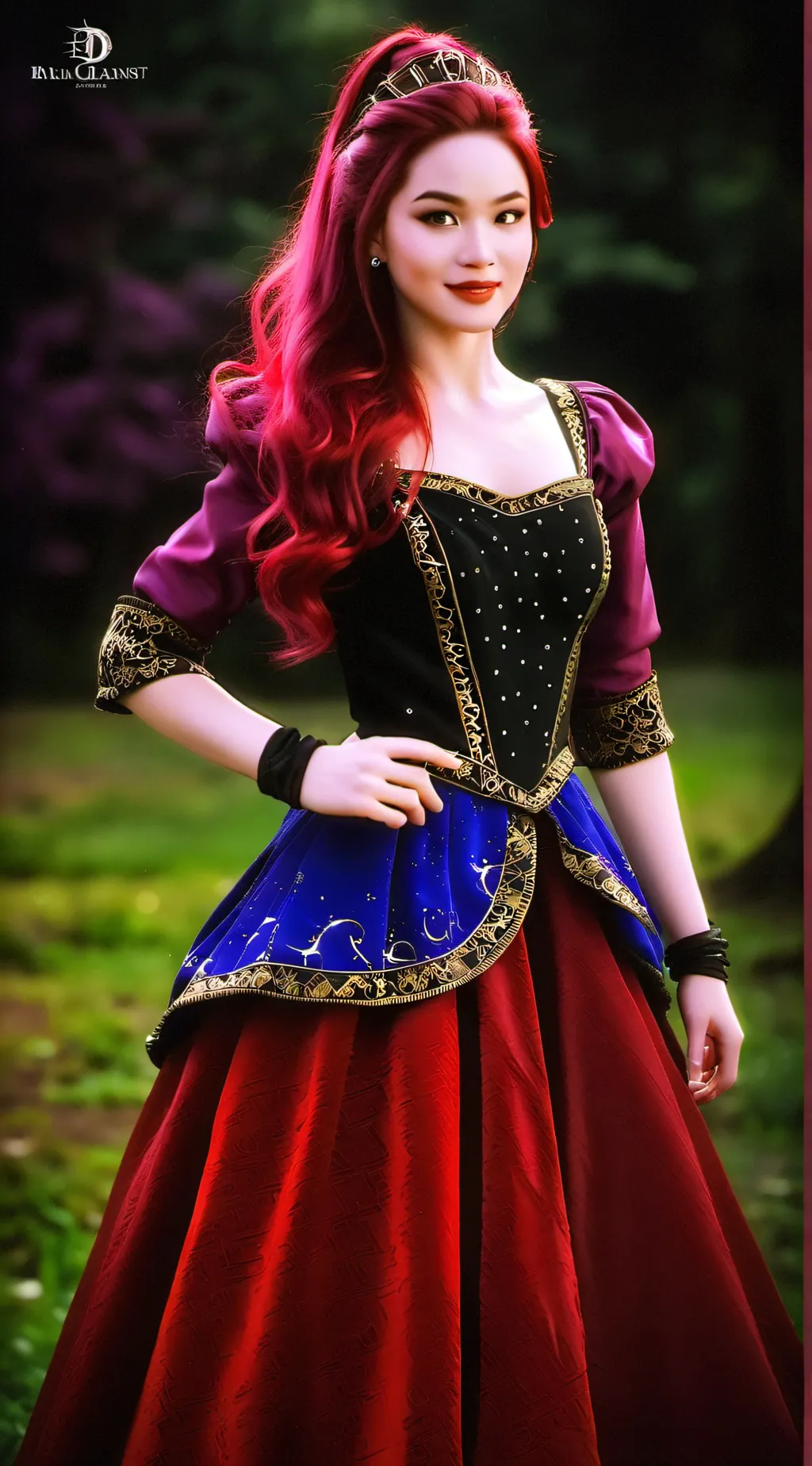 ai character: descendants 4 background