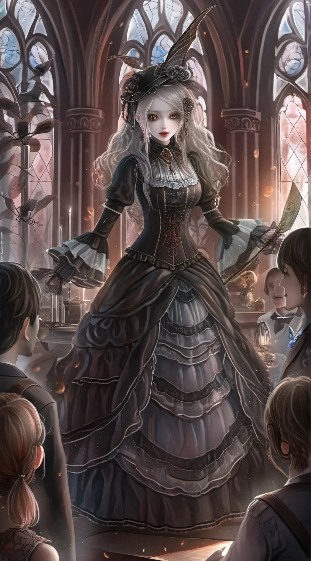 ai character: bite a blood background