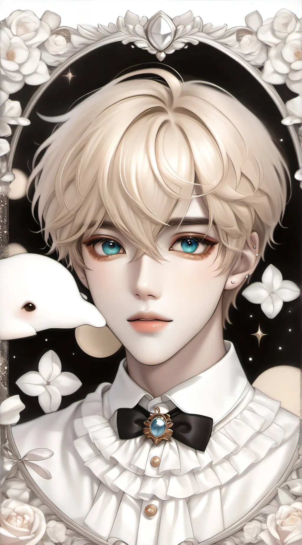 ai character: AJ ♡ background